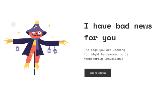 404 page preview page