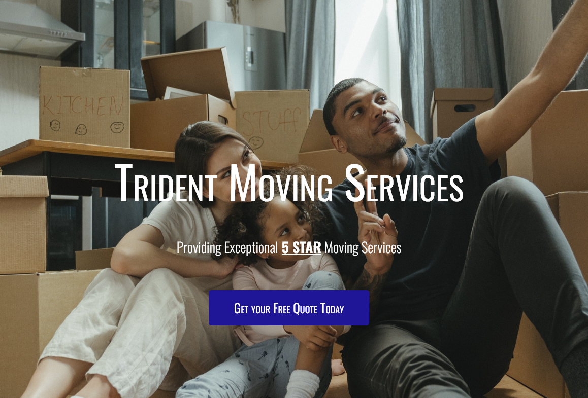 Trident Moving Services site preview